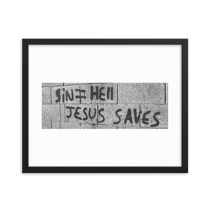 Jesus Saves Wall Art